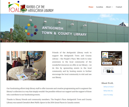 Friends Of The Antigonish Library